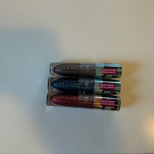 3 Wet N Wild Limited Edition Megalast Liquid Catsuit Metallic Lipstick